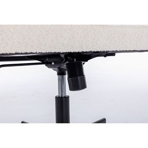 Modern Armless <b>Desk</b> Chair with Criss Cross Leg Wide Seat Home Office Work Meditation Wheels Included for Office Environment - Product Image 4