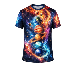 Camiseta de Poliéster Ligera y Duradera de Manga Corta con Cuello Redondo, Sublimación Personalizada Lista para Imprimir, 210g, para Promoción - Product Image 5