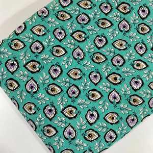 Tela de algodón estampada a mano para coser vestidos, ropa de mujer, acolchados, cortinas y servilletas - Product Image 4