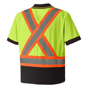 Custom Pattern High-visibility T-<b>shirt</b> Dry Wick Lightweight Reflective Safety Vest Clothing Traffic Clothing High Visibility - Product Image 4