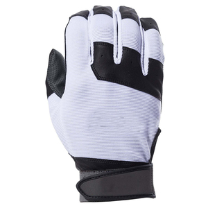 Guantes de Béisbol de Cuero con Bordado de Logotipo Personalizado - Color Sólido, Transpirables, de Secado Rápido, Duraderos, con Cierre de Velcro - Product Image 5
