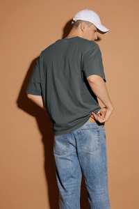 Cheapest price Custom Logo Vintage Oversized Distressed Ripped Design Summer Men Cropped Boxy t shirt for men - Product Image 2