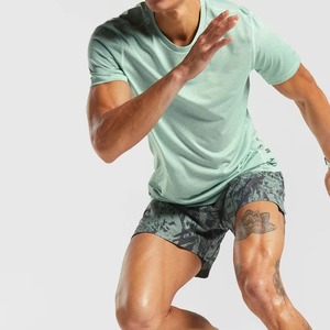 <b>Men</b> Plant Pattern Swim <b>Trunks</b> Quick Dry Spandex Polyester Shorts Regular Fit Printed Knitted Design - Product Image 3