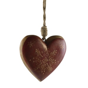 Wood Hanging Pieces Heart Shaped Festive Supplies With Custom Size for Hanging Use Perfect Home Indoor and Christmas Decor - Product Image 4