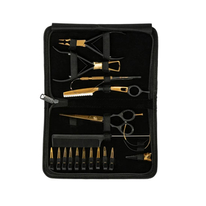 Kit complet d'outils pour extensions de cheveux, pinces, aiguilles, anneaux, perles, fil pour travaux professionnels d'extensions capillaires - Product Image 2
