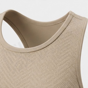 Ensemble de yoga deux pièces sans couture en nylon et élasthanne pour femme, taille haute, respirant, grandes tailles, avec logo personnalisé, marque privée - Product Image 4