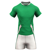 Uniformes de Rugby Personalizados de Tallas Grandes, Camisetas y Pantalones Cortos Transpirables, Antibacterianos, de Alto Rendimiento, Precio de Fábrica al por Mayor
