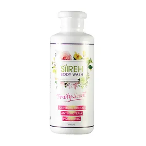 Siireh Fruitige Bodywash 500Ml Geurbehandeling Hydraterende Verfrissende Reiniger Elimineert Onaangename Geur