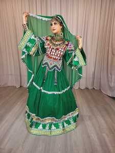 Precios al por mayor: Últimos vestidos afganos Kuchi, estilo étnico gitano tribal afgano, ropa de mujer de longitud completa, vestido afgano para boda - Product Image 5