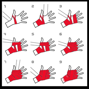 Bandages de protection pour les mains et les poignets en coton pour la boxe et le MMA, bandages élastiques de haute qualité, bandage de poignet OEM, bandage de boxe personnalisé 2026 - Product Image 5