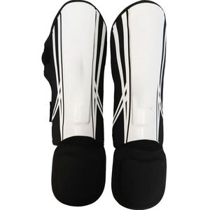 Protector de Espinilla de Cuero/PU al por Mayor para Entrenamiento de Boxeo y Artes Marciales - Impresión de Material Personalizada, Duradero y Cómodo - Product Image 6