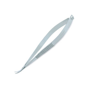 Ciseaux chirurgicaux microscopiques manuels de qualité supérieure en acier inoxydable avec lames angulées et pointe incurvée – Kit d'instruments - Product Image 3