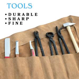 Kit de Equipo Comercial para Herrador con Cortador de Pezuñas, Martillo para Pezuñas, Cuchillo de Punta Recta, Cuchillo de Doble Hoja, Herramienta para Clavar y Sacar Clavos - Product Image 5