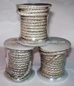Cordones de Cuero Ecológicos de Alta Tenacidad, Trenzados a Mano, Recubiertos e Impermeables, de 4 mm y 4 Capas, Longitud Personalizada, 100 m, para Zapatos, Bolsos y Joyería - Product Image 3