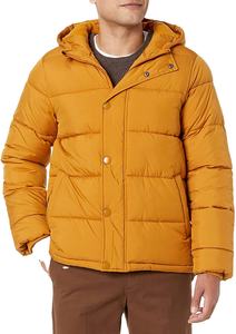 OEM Custom Winter Puffer <b>Jackets</b> <b>Men</b> Unisex Casual Style Zipper Closure Waterproof Fabric Cotton Stand Heat Logo Design 2026 - Product Image 2