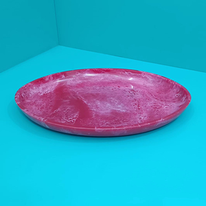 Eco material Resin Waterproof Tray For Perfume Jewelry Dresser <b>Decorative</b> <b>Plate</b> for Home Hotel Restaurant At Affordable Price - Product Image 1