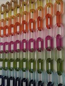 Décoration murale en macramé en résine faite à la main, crochet mural décoratif, lot multi-pièces pour la décoration de salon et de la maison - Product Image 3