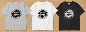 Camisetas de Hombre 100% Algodón con Logotipo Personalizado en la Parte Delantera, Impresión Serigráfica, Manga Corta, Cuello Redondo, Transpirables - Product Image 4