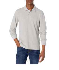 Chemise de sport pour homme à manches longues, tricotée, écologique, respirante, à séchage rapide, coupe régulière, pour la randonnée et la course à pied - Product Image 1