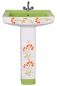 Hot Selling Vitrosa <b>Wash</b> Sink Basins with Fancy Trendy Pedestal Bathroom Sink <b>Wash</b> Basin Price - Product Image 2