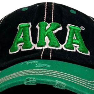 Gorra de Béisbol Verde y Negra con Letras Bordadas, Visera Desgastada, Correa Ajustable, Estilo Casual para Exteriores - Product Image 5