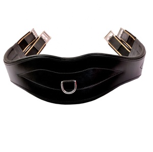 Circunferencia de cuero ecuestre de estilo occidental portátil de alta calidad Circunferencia de caballo cómoda con logotipo personalizado para montar caballos - Product Image 5