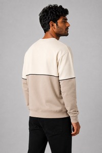 Sweat-shirt pour homme, col rond, manches longues, en molleton de coton doux, pull décontracté, streetwear, coupe décontractée, pour la gym, les entraînements, les voyages - Product Image 6