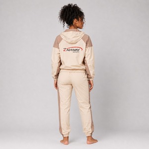 <b>Top</b> Trending Women Windbreaker Tracksuit Comfortable Breathable Eco Friendly <b>Top</b> Quality Custom Women Windbreaker Tracksuit Sets - Product Image 5