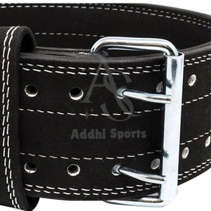 Cinturón de Soporte Lumbar ADDHI de Cuero Vacuno Premium, Ecológico, Transpirable, Ajustable, Profesional para Levantamiento de Pesas y Powerlifting - Product Image 3