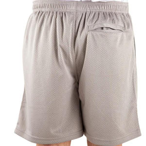 <b>Men's</b> Custom Front Logo 100% Polyester Canvas Solid Eco-Friendly <b>Quick</b> <b>Dry</b> Breathable Drawstring <b>Shorts</b> for Workout Basketball - Product Image 6