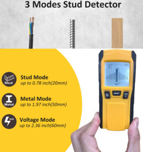 (3-EN-1) Détecteurs de fils, de métaux et de tension - Product Image 3