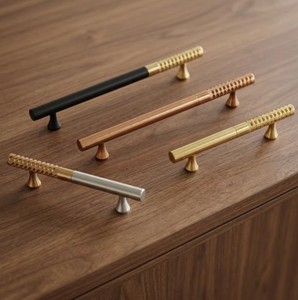 Solid Brass Heavy Duty Long Cabinet <b>Handle</b> Modern Drawer Pull for Doors Custom Finish Export Quality Supply - Product Image 3