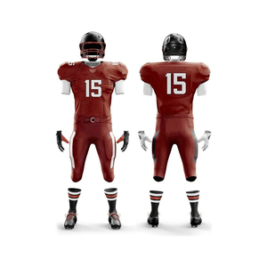 Professional Service ensures sublimation American football uniform 100% polyester meets Global Supply export needs. - Product Image 3