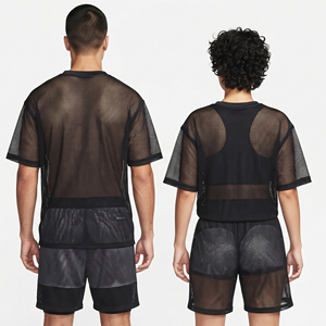 Transparent Sheer <b>Mesh</b> <b>Two</b> <b>Piece</b> Shorts <b>Set</b> Sexy Sheer <b>Mesh</b> Shorts 100% Polyester See Through T Shirt Shorts <b>Set</b> Unisex - Product Image 2
