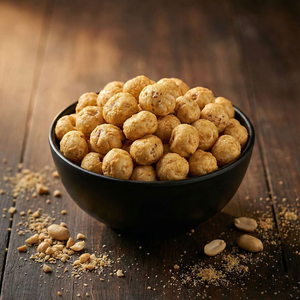 Mantequilla de Maní Makhana (Fox Nuts) |   Snack de Proteína de Semillas de Loto Tostadas |   Proveedor de Semillas de Nenúfares Aromatizadas al por Mayor - Product Image 3