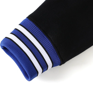 Sigma <b>Black</b> Varsity Fleece <b>Cardigan</b> Classic V Neck Sweater with Patch Pockets Casual Winter Thick Wool/Cashmere Outerwear - Product Image 4