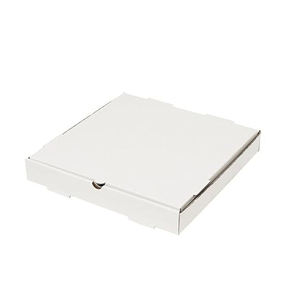 Cajas de Pizza Desechables de Papel Blanco Resistente, Portátiles para Entrega de Alimentos, Reutilizables como Platos, Uso Industrial - Product Image 3