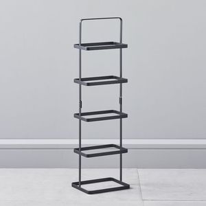 Metal Shoe <b>Rack</b> Portable Lightweight Design Easy Assembly Storage Organizer For Travel And Home Use - Product Image 5