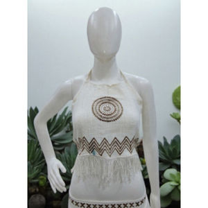 Débardeur dos nu en coton épais respirant et écologique pour femme – Designs personnalisés, plus de 10 options, personnalisable - Product Image 1