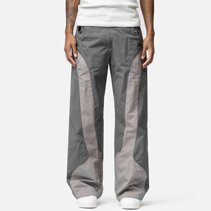 Pantalones Deportivos Colorblock para Hombre con Logotipo Personalizado, Pantalones de Chándal de Nailon y Poliéster, Bolsillo Tipo Paracaídas, Secado Rápido, Ropa Deportiva Ligera - Product Image 3