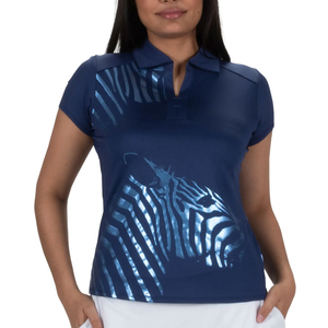 Polo de golf décontracté à manches courtes pour la gym, le fitness et la course à pied, sublimation, pour filles et femmes, en vente - Product Image 1