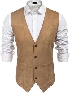 Gilets de moto en cuir de bonne qualité, gilet en cuir personnalisé, style club pour motards - Product Image 2