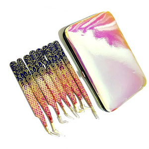 Pince à cils en acier inoxydable personnalisable avec logo, couleur au choix, nouvelle collection 2026, best-seller, fabriquée au Pakistan - Product Image 4