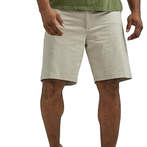 Erkek Büyük Beden Ekstrem Hareketli Düz Ön Şortlar Günlük Kullanım İçin Rahat Esnek Günlük Şortlar - Product Image 1