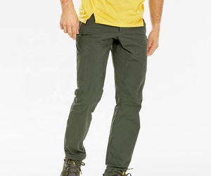 Pantalones de senderismo cargo personalizados elásticos en 4 direcciones, lisos, rectos, de secado rápido, tácticos, con cintura elástica y bolsillos con cremallera para exteriores - Product Image 2
