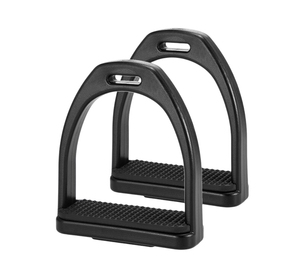 อานม้าเหล็กสีดำแบบมีลายกันลื่น ขนาด 50x20x40 ซม. สำหรับขี่ม้า - Product Image 1