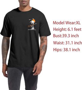 Camiseta Moderna para Hombre con Estampado Gráfico, Tela de Algodón Suave, Manga Corta, Estilo Casual Urbano, Cómoda para el Verano - Product Image 4