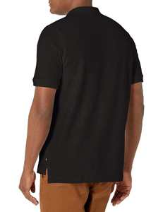 เสื้อกอล์ฟแขนสั้นผู้ชายผ้าคอตตอนถักเนื้อแน่น 100% ปักโลโก้ตามสั่ง ราคาส่งถูก - Product Image 5
