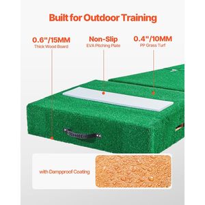 Attrezzatura Portatile per Allenamento di Baseball e Softball, Pista da Lancio 77 per Interni/Esterni, Equipaggiamento per l'Allenamento dei Lanciatori - Product Image 3