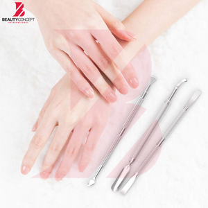 Empujador de Cutículas, Removedor de Esmalte de Uñas en Gel, Acero Inoxidable Profesional, Juego de 3 Piezas, Raspador de Cutículas para Uñas de Manos y Pies - Product Image 3